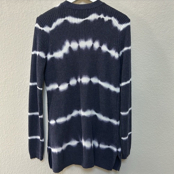 Kaily K Bleach Dyed Open Front Cardigan - Picture 4 of 4